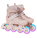 Flashing Inline Roller Skates Women Men Adjustable Size 4 Wheels Skate Shoes For Boys Girls Beginner Outdoor Skating Sneakers