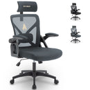 Office Chair With Adjustable Headrest, Armrests, Lumbar Support, Ergonomic Office Chair, Rotating Rocker Function, - Symino
