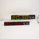 LED Clock Dual Alarm Colorful Table Clock RGB Lamp LED Strip Lights Pickup Light Sound Control Music Rhythm For Desktop Light