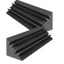 8Pcs 12x12x48cm Acoustic Reverberation Board Long Bass Trap Wall Corner Sound Treatment Sponge Studio Acoustic Foam High Density