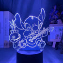Lilo & Stitch Animation Peripherals Stitch Cartoon Night Lamp Bedside Ambience Lamp Bedroom Decor Children's Birthday Gift