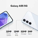 Samsung Galaxy A55 5G Smartphone Exynos 1480 50MP Camera 6.6" FHD+ Super AMOLED 120Hz Display 25W 5000mAh Fast Charge Cellphone