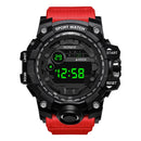 Y12 Men's Watches Big Dial LED Digital Watch Multifunction Men Sports Watch Alarm Clock Stopwatch Fitness Electronic Wristwatch