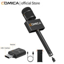 Comica Revo S 48kHz/24bit Wireless Interviewing Microphone for Smartphone Denoise Cardioid Polar Pattern Outdoor Microphone