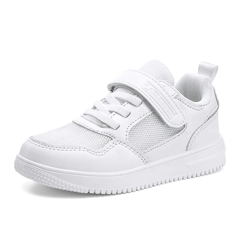Children Sneaker Boys Casual Shoes. Black Ltudent Walking Shoes Non-slip Girl Lightweight Sports Tennis Footwear