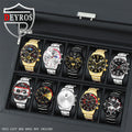 Hot Selling 10 Pcs/set Watches for Men, Watch for Men, Alloy Strap Wrist Watch for Men, Outdoor Style Watch for Men