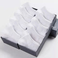 Men Ankle Socks Solid Color Black White Gray Invisible Breathable Cotton Sports Socks Male Short Socks Women Men Sox 10/5Pcs