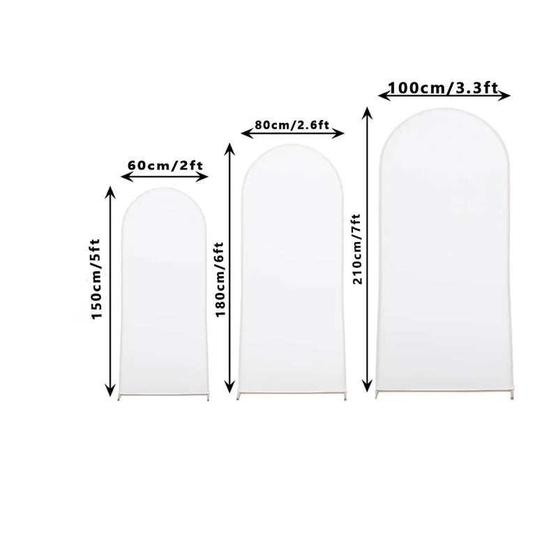 Mocsicka Arch Cover Backdrop Solid Color Doubleside Photography Background Wedding Birthday Party Decora Can‘t Custom Backdrop