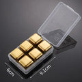 Reusable Whiskey Stones Stainless Steel Ice Cubes Quick-Freeze Wine Cooler Food Grade Metal Pellets Beer Cooler Bar Accessories
