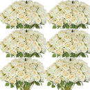 Artificial Roses Flowers Velvet Rose Bouquet for Home Wedding Decoration.