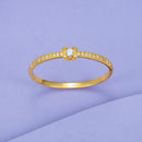 AU999 Gold Bracelet Diamond Clamps Bracelet AU750 Women's Simple Light Bracelet 24K Real Gold Bracelet Jewelry