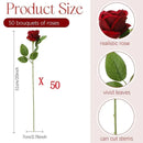 Artificial Roses Flowers Velvet Rose Bouquet for Home Wedding Decoration.