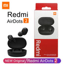 New i Airdots 2 Wireless Bluetooth Headset with Mic Earbuds Airdots 2 Fone Bluetooth Earphones Wireless Headphones. - Xiaomi Redm