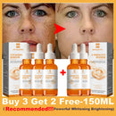 Vitamin C Whitening Serum Effective Remove Dark Spots Freckles Fade Melanin Anti-Wrinkle Brightening Nourishing Face Skin Care