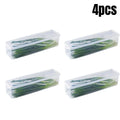1/2/4Pcs Refrigerator Storage Boxes With Lid Plastic Fresh Keeping Box Kitchen Scallions Cilantro Eggs Noodles Sealed Container - BUY ABROAD NOW
