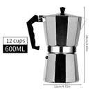 Aluminum Moka Pot Classic Stovetop Espresso Coffee Maker Coffee Kettle Tea Pot For Office Home Outdoor Camping Tableware