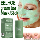 EELHOE Green Tea Mask Stick Refreshing Oil Control Shrink Pores Green Tea Clean Clean Up Blackheads Reproduce The Skin's Pure