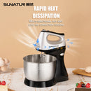 SUNATUR Electric Kitchen Blender & Beater, Supports Cream Mixing, Processor for Egg & Cake Baking Needs