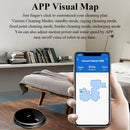 Robot Vacuum Cleaner,Smart Mapping,6000Pa Suction,Remote Upgrade, Electric Wet Mop,WIFI APP Floor Washing for Home. - ABIR G20S