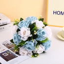 Artificial Flowers Plastic Rose Ball Silk Fake Flower Floral  Wedding Birthday Party Centerpiece Table Arrangements Decor. - 1pc