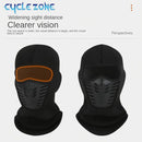 Winter Thermal Motorcycle Mask Windproof Balaclava Cap Face Cover Fleece for Ski Cycling Riding Warm Dustproof Full Face Mask