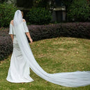 2/3/5 M White Ivory Wedding Veil with Comb Bridal Headwear Vestido De Noiva Soft Tulle Bride Accessories