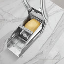 Multifunction Stainless Steel Potato Slicer, Manual Vegetable Cutter.