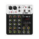 FROKET V8 Audio Mixer DJ Controller Mixing Bluetooth Phantom Power Delay Repaeat Effect  For Sound Mixing Console PC Recording