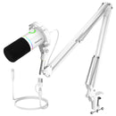 Dynamic Microphone XLR/USB Dual mode Dynamic Mic Podcast Mic with Maonolink Software and Gain Knob for Recording. - Maono PD200XS