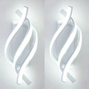 Modern 3 colors LED Wall Lamp Minimalist Black White Line Decor Lights For Bedroom Bedside Backwall Stairway Aisle Illumination