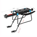 Quick Release Adjustable Bike Bicycle Cargo Rack Bike Rear Rack MTB Road Bicycle Bike Cargo Luggage Carrier Rack with Mudguard
