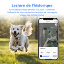 ‌4G Dog Cat GPS Tracker for Pets - Waterproof Smart Locator with App, Live Tracking & Light/Sound Search, Free Trial Included