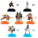 New 7 Naruto Birthday Party Decoration Kids Party Supplies Cupcake Decoration Background Centerpiece