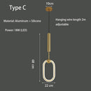 Pendant Lamp Bedroom Bedside Lamp Modern Minimalist Nordic Light Luxury Chandelier Restaurant TV Background Wall Chandelier