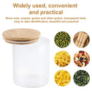 5pcs Glass Storage Jars with Airtight Lid Kitchen Storage Bottles Jars Sealed Container Food Pots for Grains,Sugar,Coffee,Tea