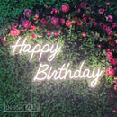 Happy Birthday Neon Sign, Birthday Party Wall Decor, LED Lights