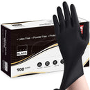 Nitrile Disposable Gloves Black 20/50/100PCS Latex Powder Free Gloves Industrial Grade Cooking Working Cleaning Hair Dye Gloves - BUY ABROAD NOW