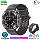 Smart Watch, IP68 Waterproof Bluetooth Call Compass Smartwatch for Men Women 1.43" AMOLED Screen SpO2. - NEW 2025 Watch 7 Ultra 47mm