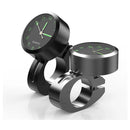 7/8" Motorcycle Handlebar Schedule Bike Hand Grip Bar Mount Aluminum Alloy Dial Clock Waterproof for Scooter Bicycle Motor ATV