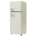 Comanlai 92L Refrigerator,Fridge-freezer Combination,with Two-door and LED Lights,28 Liters Freezer Capacity,[Energy Class D]
