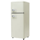 Comanlai 92L Refrigerator,Fridge-freezer Combination,with Two-door and LED Lights,28 Liters Freezer Capacity,[Energy Class D]