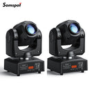 Somspot Gobos Moving Head Light Beam RGBW Stage Effect Lighting Projector for DJ Disco KTV Party Wedding Holiday Bar Club, 1/2PC