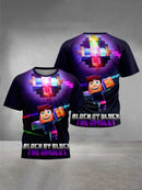 Hot Game 3D Print Baby Clothing 5 to 14 Years Male Outdoor Clothes for-M-M-minecrafts-Children Boy Girl Child T-Shirt Top Shirts