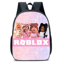 Backpack New Roblox ROBLOX Backpack for Primary and Secondary School Students boys and girls Backpack Lightening zipper shoulder