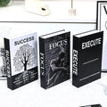 3Pcs Fashion Fake Books Living Room Decoration Designer Books Coffee Table Ornaments Club Hotel Room Villa Prop Books Decoration
