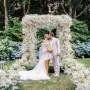 Dried baby's breath flower bouquet, gypsophila branches for arch decoration