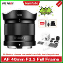 VILTROX 20mm F2.8 / 40mm F2.5 / 50mm F2 / 14mm F4 Camera Lens Full Frame Ultra Wide Angle Auto Focus VLOG Lens For Sony Nikon