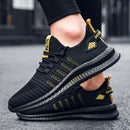 Sneakers Mesh Casual Shoes. Lac-up Breathable Lightweight Walking Sneakers Men Shoes Plus Size