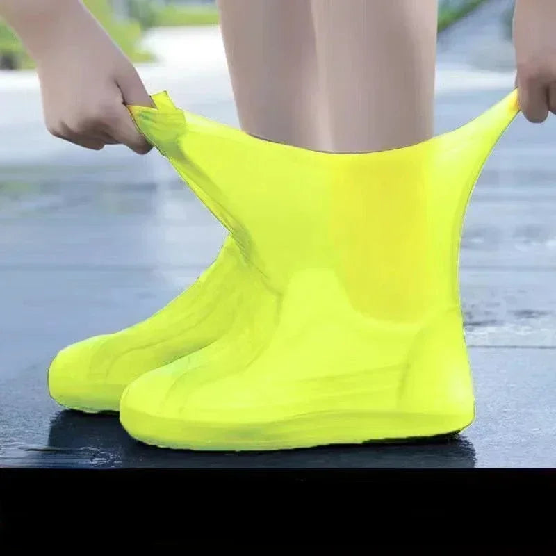 Siliocne WaterProof Shoe Covers Unisex. Shoes Protectors Reusable Non-Slip. Rain Boot Overshoes Walking Shoes Accessories