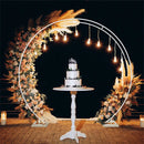 Large round metal wedding backdrop stand, garden arch,